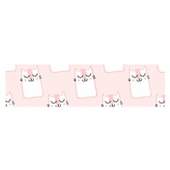 Fluffy Cat Pets Oblong Satin Scarf (16  X 60 ) by artworkshop