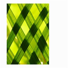 Leaves Grass Woven Small Garden Flag (two Sides) by artworkshop