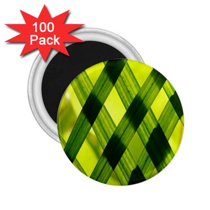 Leaves Grass Woven 2.25  Magnets (100 pack) 