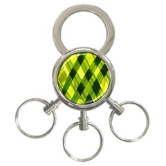 Leaves Grass Woven 3-ring Key Chain by artworkshop