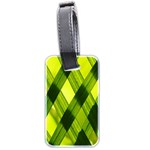 Leaves Grass Woven Luggage Tag (two sides) Back