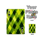 Leaves Grass Woven Playing Cards 54 Designs (Mini) Front - Spade3