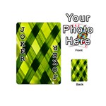 Leaves Grass Woven Playing Cards 54 Designs (Mini) Front - Joker1