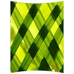 Leaves Grass Woven Back Support Cushion by artworkshop