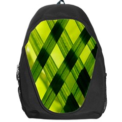 Leaves Grass Woven Backpack Bag by artworkshop