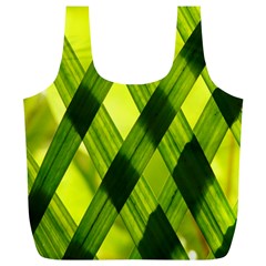 Leaves Grass Woven Full Print Recycle Bag (xl) by artworkshop