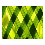 Leaves Grass Woven Double Sided Flano Blanket (Large)  80 x60  Blanket Front