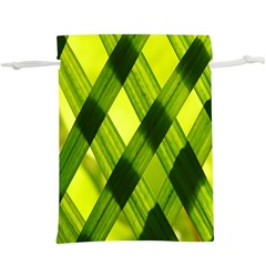 Leaves Grass Woven  Lightweight Drawstring Pouch (xl) by artworkshop