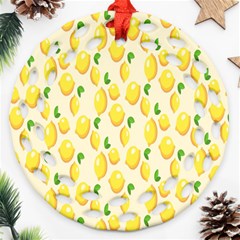 Lemon Ornament (round Filigree)