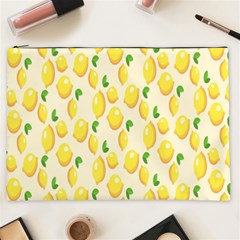 Lemon Cosmetic Bag (xxl) by artworkshop