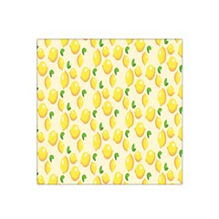 Lemon Satin Bandana Scarf 22  X 22  by artworkshop