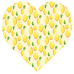 Lemon Wooden Puzzle Heart by artworkshop