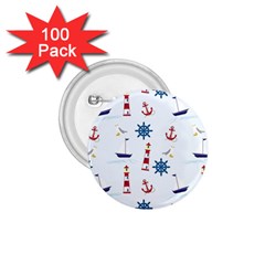 Lighthouse Sail Boat Seagull 1 75  Buttons (100 Pack)  by artworkshop