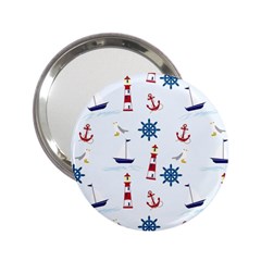 Lighthouse Sail Boat Seagull 2 25  Handbag Mirrors by artworkshop