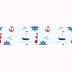 Lighthouse Sail Boat Seagull Large Bar Mats by artworkshop