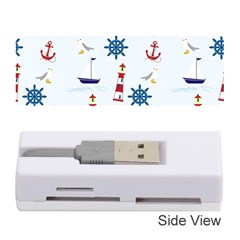 Lighthouse Sail Boat Seagull Memory Card Reader (stick) by artworkshop