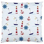 Lighthouse Sail Boat Seagull Standard Flano Cushion Case (Two Sides) Front