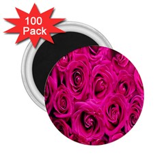 Pink Flowers Roses 2 25  Magnets (100 Pack)  by artworkshop