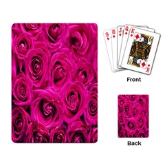 Pink Flowers Roses Playing Cards Single Design (rectangle) by artworkshop