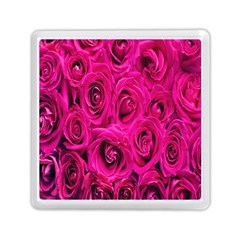 Pink Flowers Roses Memory Card Reader (square) by artworkshop