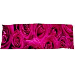 Pink Flowers Roses Body Pillow Case Dakimakura (two Sides) by artworkshop