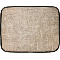 Textile Jute Brown Double Sided Fleece Blanket (mini) 