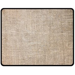 Textile Jute Brown Fleece Blanket (medium)  by artworkshop