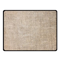 Textile Jute Brown Fleece Blanket (small) by artworkshop