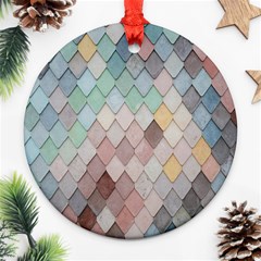 Tiles Shapes Ornament (round) by artworkshop