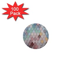 Tiles Shapes 1  Mini Magnets (100 Pack)  by artworkshop