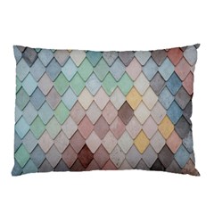 Tiles Shapes Pillow Case (two Sides) by artworkshop