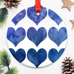 Valentin Heart  Love Ornament (round) by artworkshop