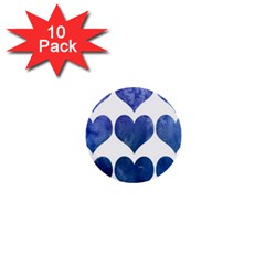 Valentin Heart  Love 1  Mini Buttons (10 Pack)  by artworkshop