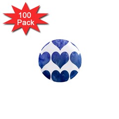 Valentin Heart  Love 1  Mini Magnets (100 Pack)  by artworkshop