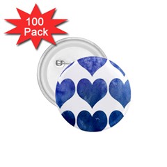 Valentin Heart  Love 1 75  Buttons (100 Pack)  by artworkshop