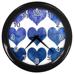 Valentin Heart  Love Wall Clock (black) by artworkshop