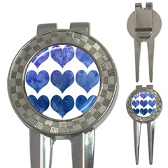 Valentin Heart  Love 3-in-1 Golf Divots by artworkshop