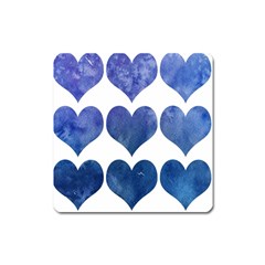 Valentin Heart  Love Square Magnet by artworkshop