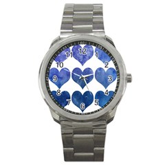 Valentin Heart  Love Sport Metal Watch by artworkshop