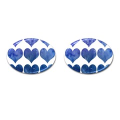 Valentin Heart  Love Cufflinks (oval) by artworkshop