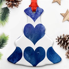 Valentin Heart  Love Christmas Tree Ornament (two Sides) by artworkshop