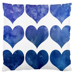 Valentin Heart  Love Large Cushion Case (two Sides) by artworkshop