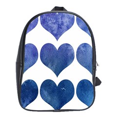 Valentin Heart  Love School Bag (xl) by artworkshop