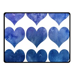 Valentin Heart  Love Double Sided Fleece Blanket (small)  by artworkshop