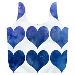 Valentin Heart  Love Full Print Recycle Bag (xxl) by artworkshop