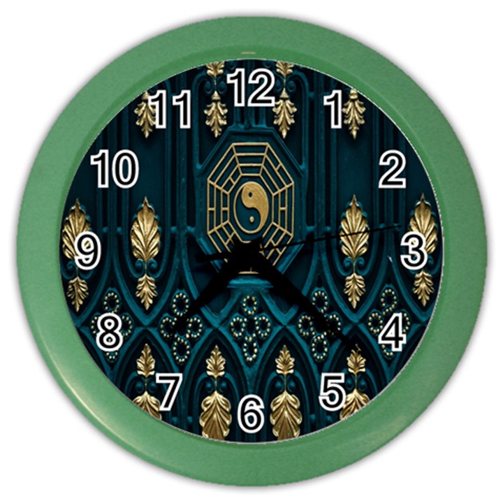 Abstract 001 Color Wall Clock