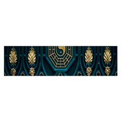 Abstract 001 Oblong Satin Scarf (16  X 60 )