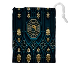 Abstract 001 Drawstring Pouch (5xl) by nate14shop