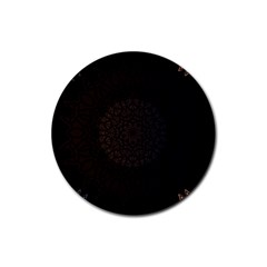 Abstract 002 Rubber Coaster (round) by nate14shop