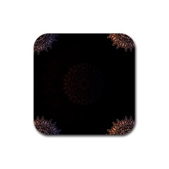 Abstract 002 Rubber Coaster (square) by nate14shop